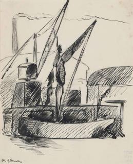 Henri Gaudier-Brzeska - Barges