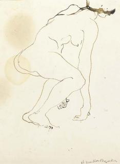 Henri Gaudier-Brzeska - Bending Nude