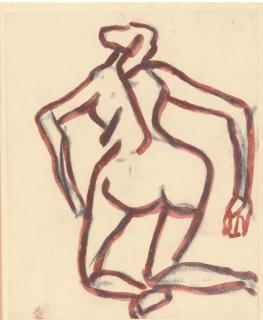 Henri Gaudier-Brzeska - Female nude