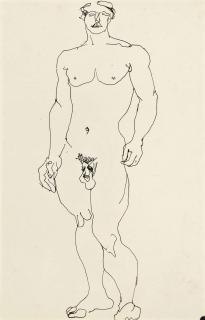 Henri Gaudier-Brzeska - Male Nude Standing