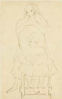 Henri Gaudier-Brzeska - Mother With Child In A Pram