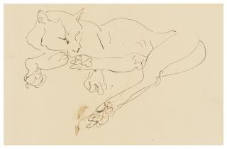 Henri Gaudier-Brzeska - Reclining Tiger
