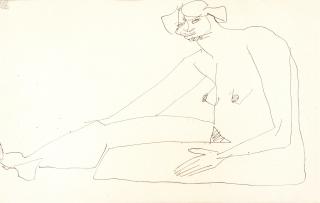 Henri Gaudier-Brzeska - Seated Woman