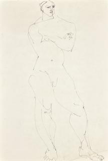 Henri Gaudier-Brzeska - Standing Male Nude