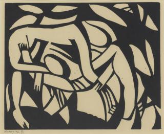 Henri Gaudier-Brzeska - The Wrestlers (Carey/Griffiths 18)
