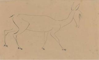 Henri Gaudier-Brzeska - Walking deer