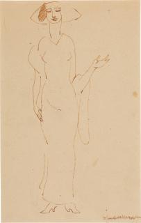 Henri Gaudier-Brzeska - Woman With A Fur Stole