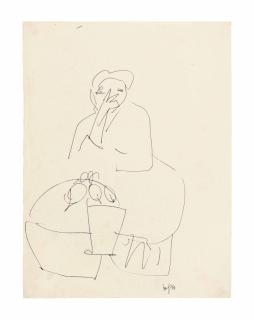 Henri Gaudier-Brzeska - Woman With Flowers