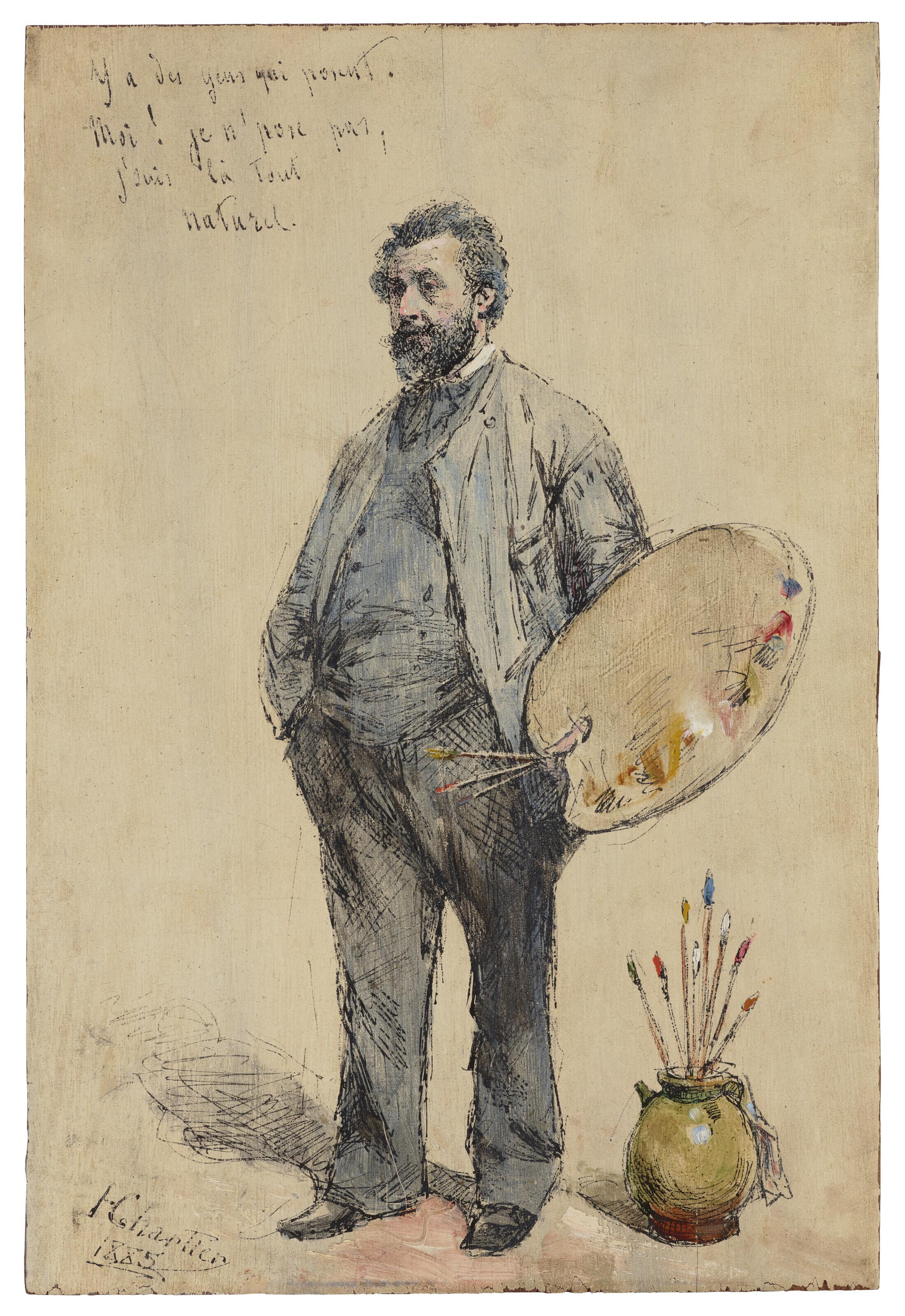 Henri-George-Jacques Chartier - Self-portrait