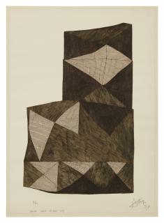 Henri Georges Adam - Dalles, Sable Et Eau, No. 7 [Flagstones, Sand And Water, No.7]