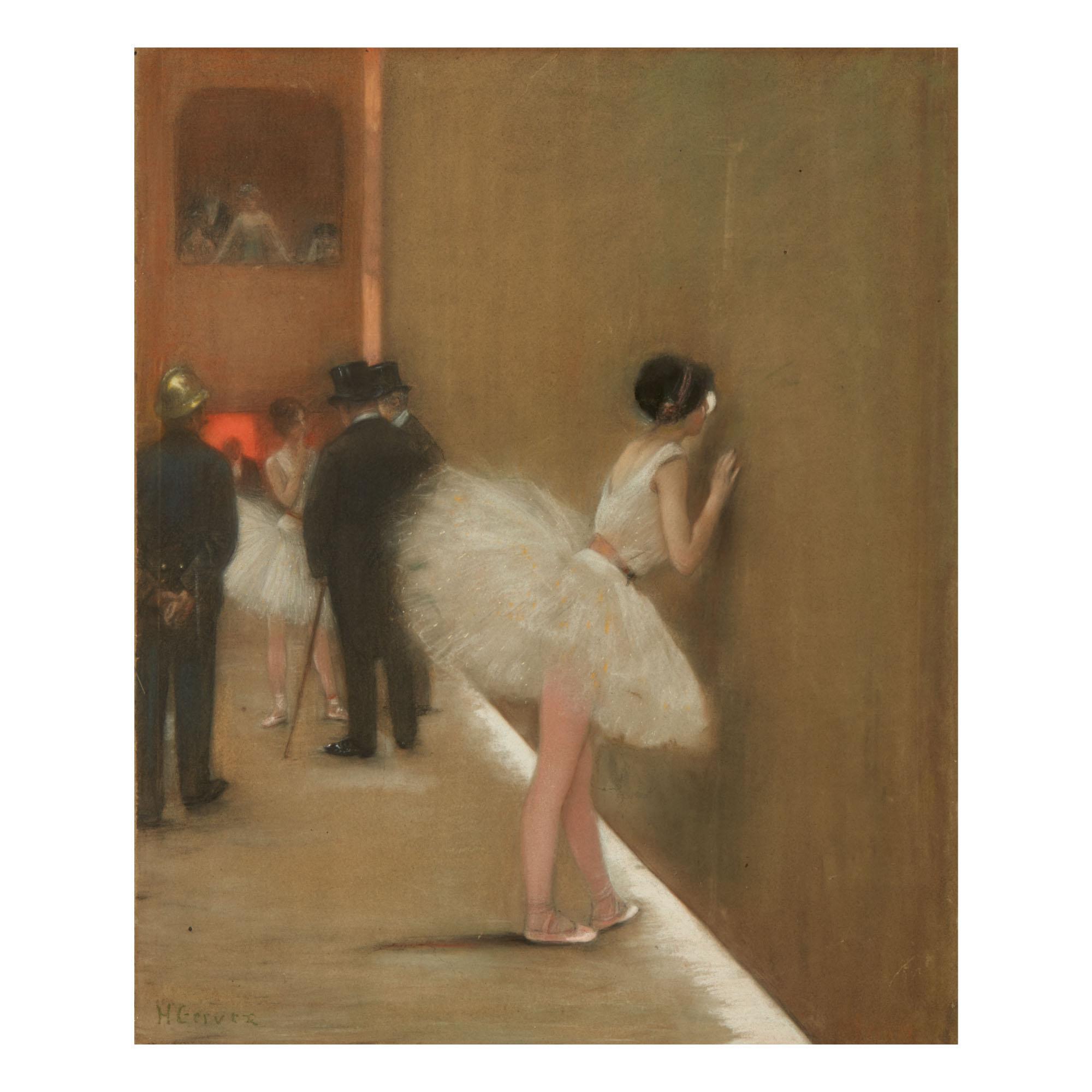 Henri Gervex - Behind The Curtain At The Ballet