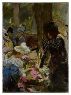 Henri Gervex - Le Marché aux fleurs