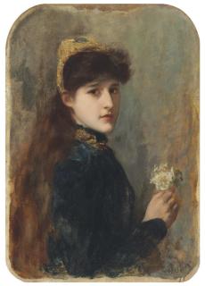Henri Gervex - Portrait of A Young Girl