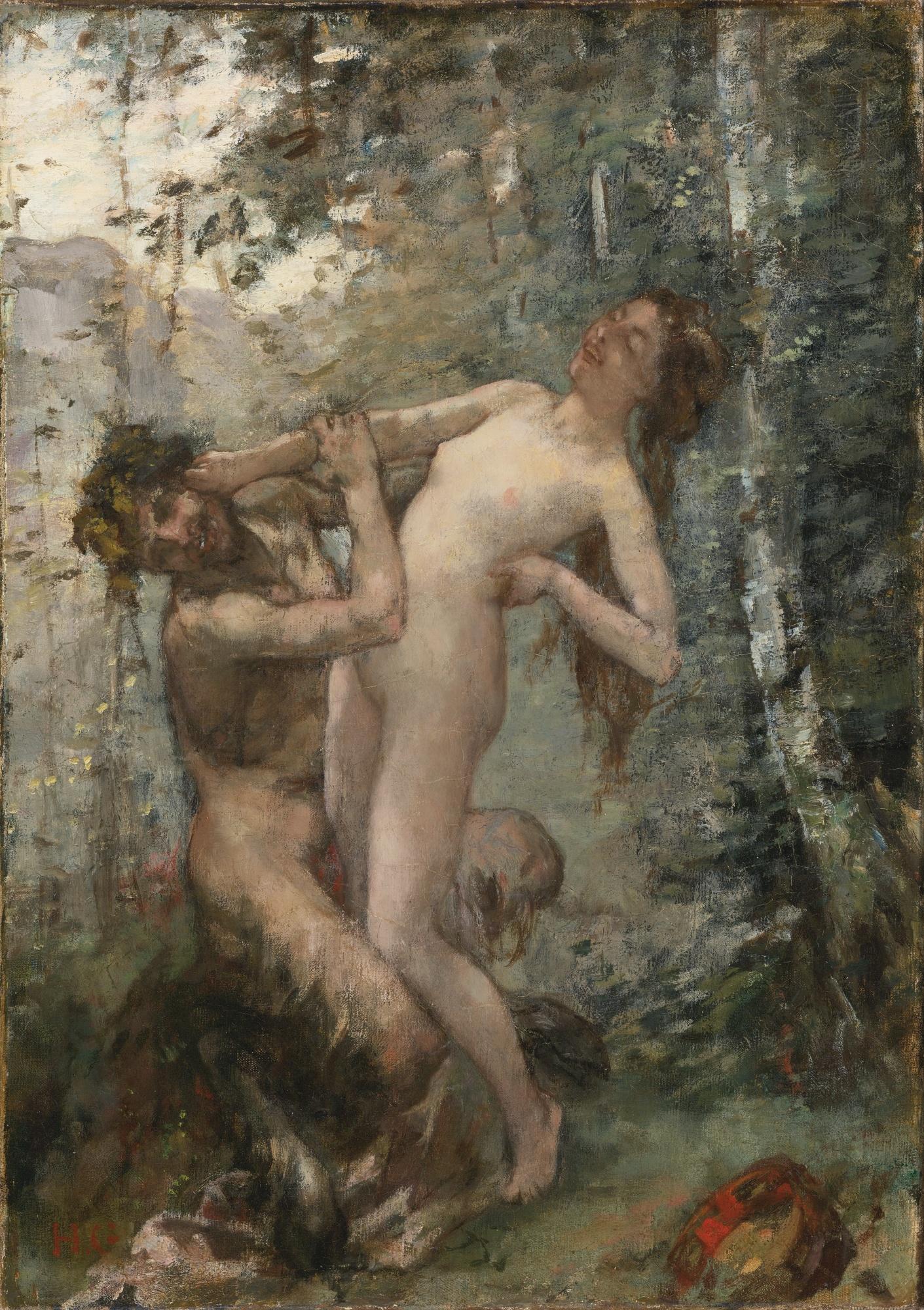 Henri Gervex - Satyre Et Baccante