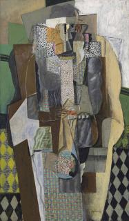 Henri Hayden - Fille assise au bouquet de fleurs