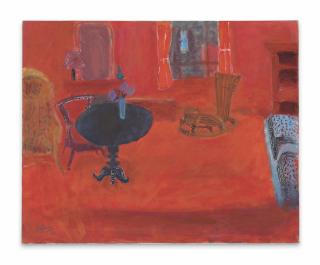 Henri Hayden - Interieur rouge