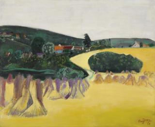 Henri Hayden - Moisson à Fay-le-Bac