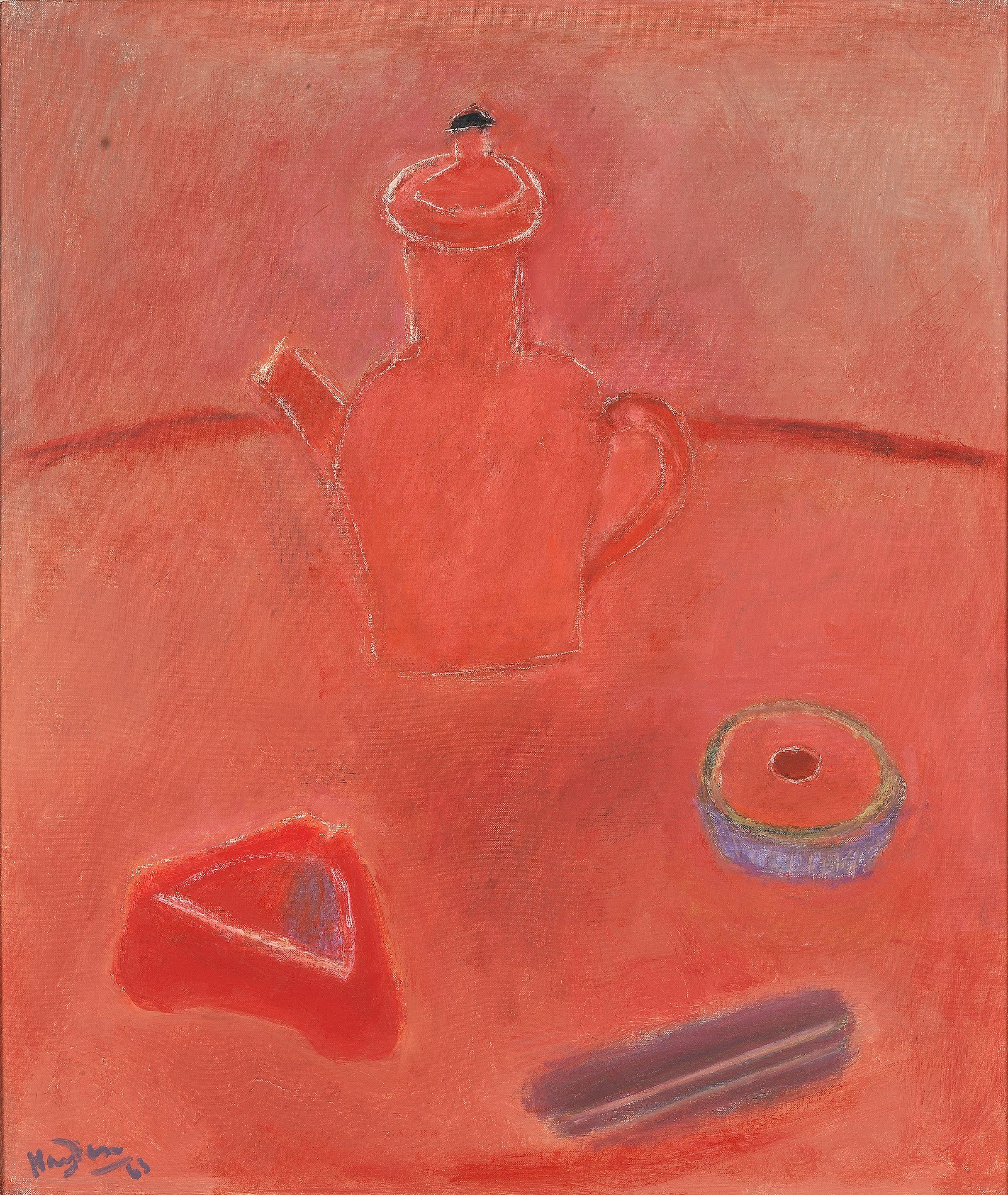 Henri Hayden - Nature mort rouge