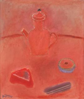 Henri Hayden - Nature mort rouge