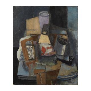 Henri Hayden - Nature morte à la bouteille de Bass