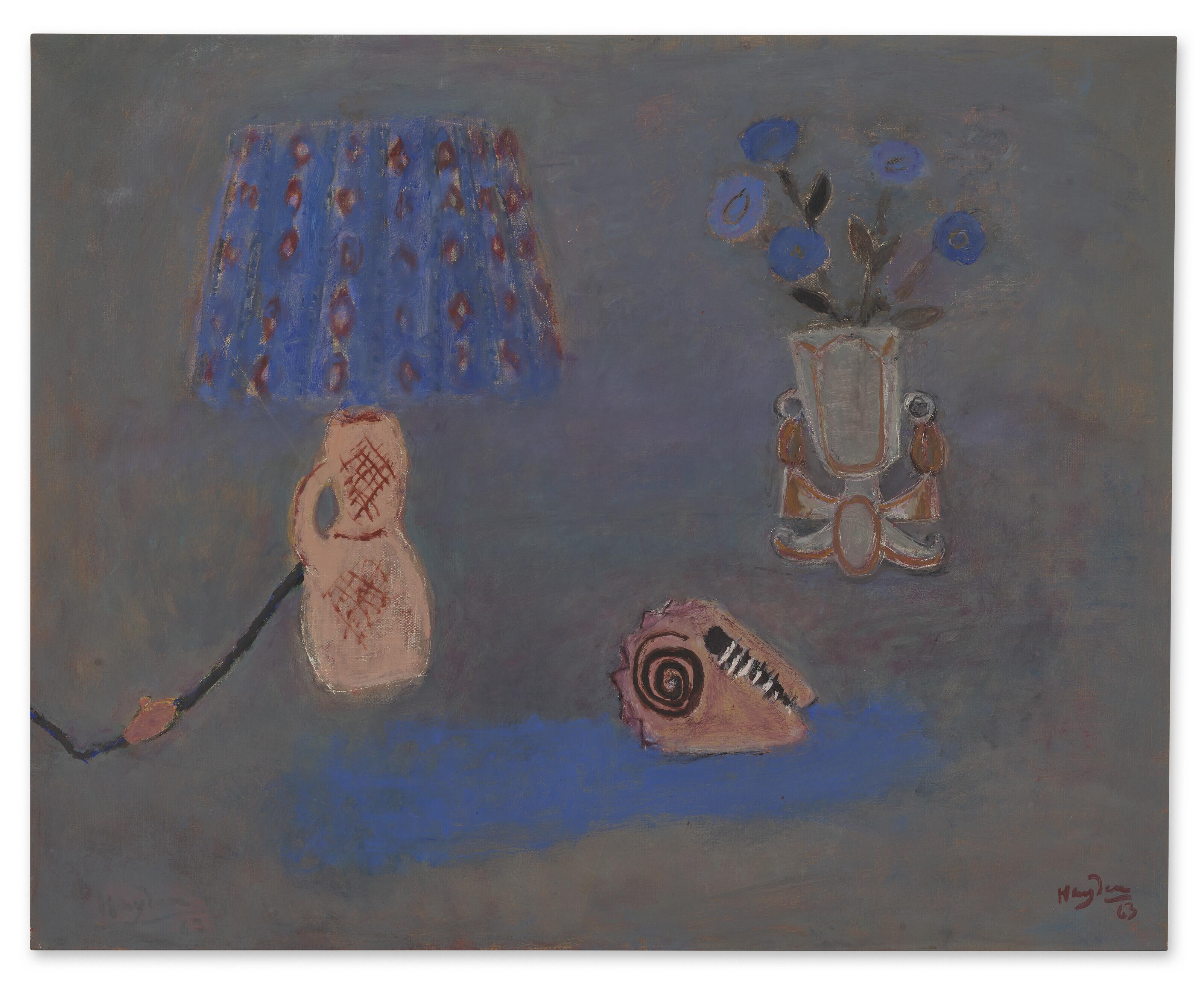 Henri Hayden - Nature morte à la lampe (Still Life with Lamp)