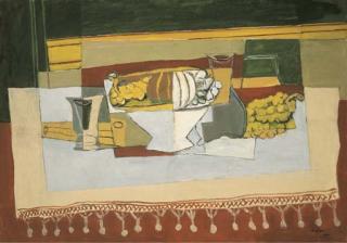 Henri Hayden - Nature Morte Aux Melons Et Aux Raisins