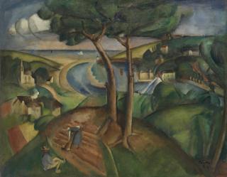 Henri Hayden - Paysage à l\'estuaire