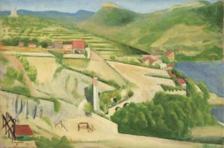 Henri Hayden - Paysage de Cassis