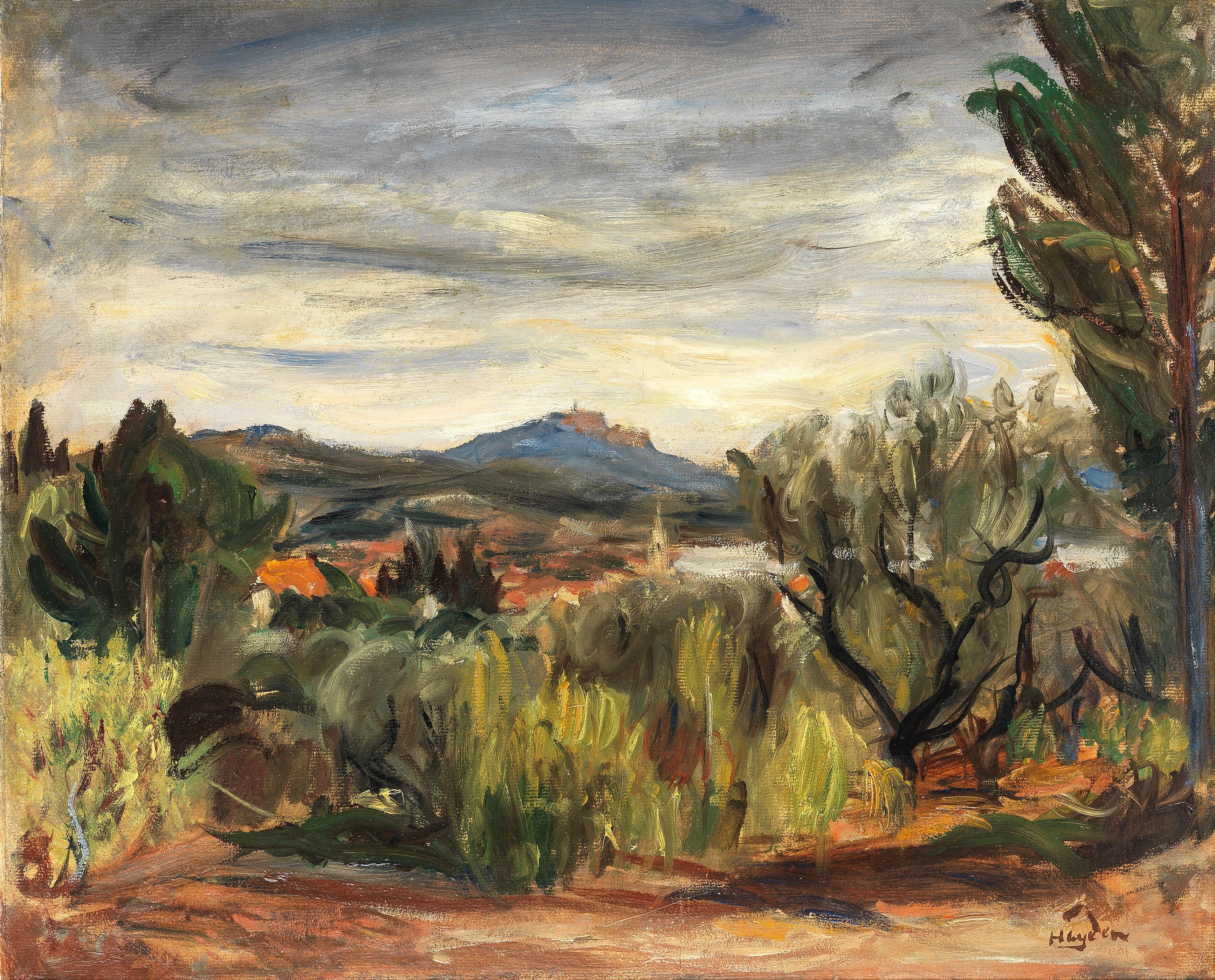 Henri Hayden - Paysage du midi