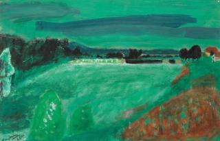 Henri Hayden - Paysage verte