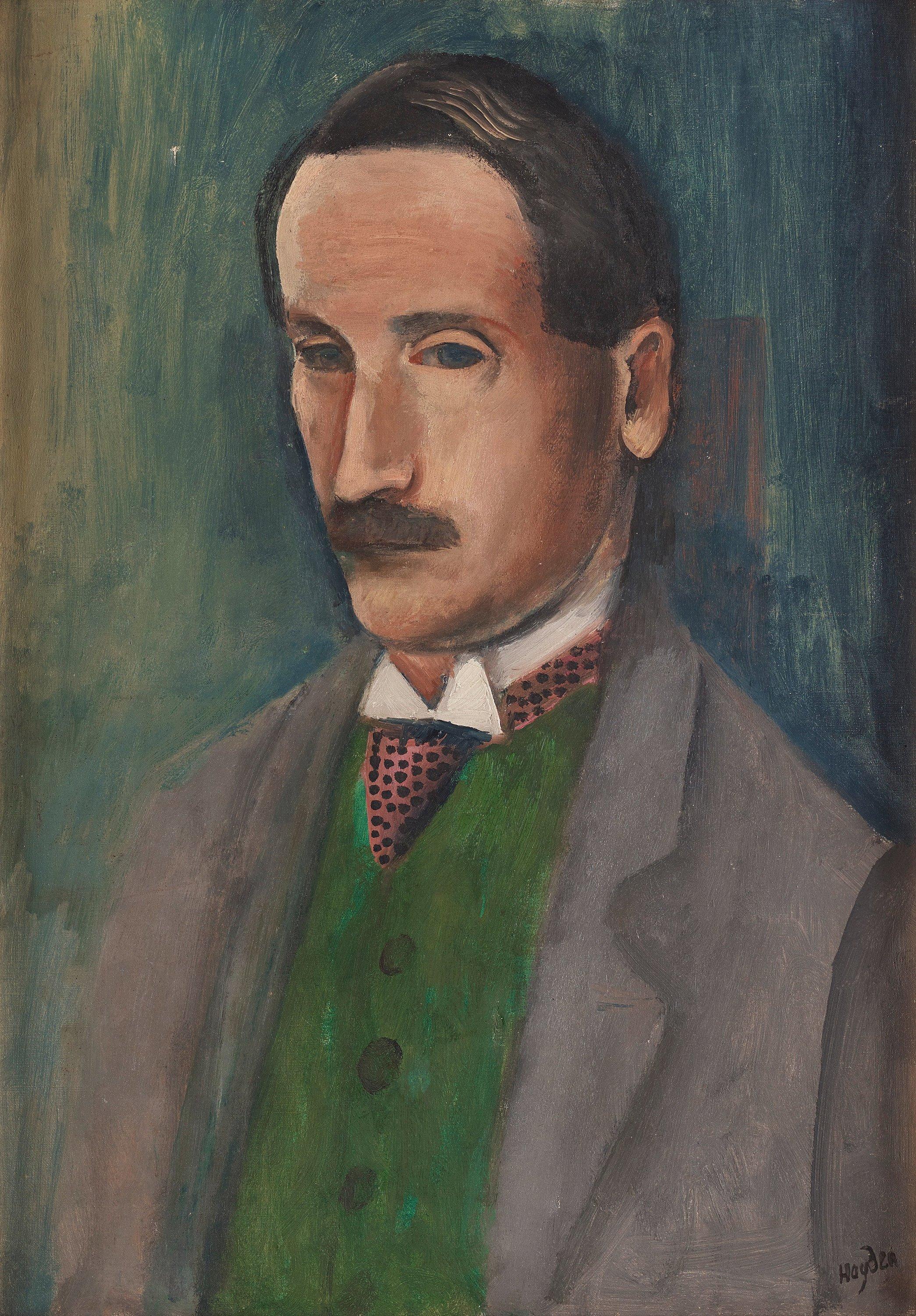 Henri Hayden - Portrait of a man