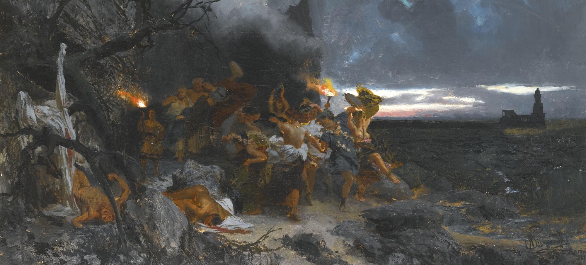 Henri Ippolitovich Semiradsky - Orgy On Capri In The Time Of Tiberius