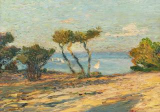 Henri Jean Guillaume Martin - Bord de mer aux pins