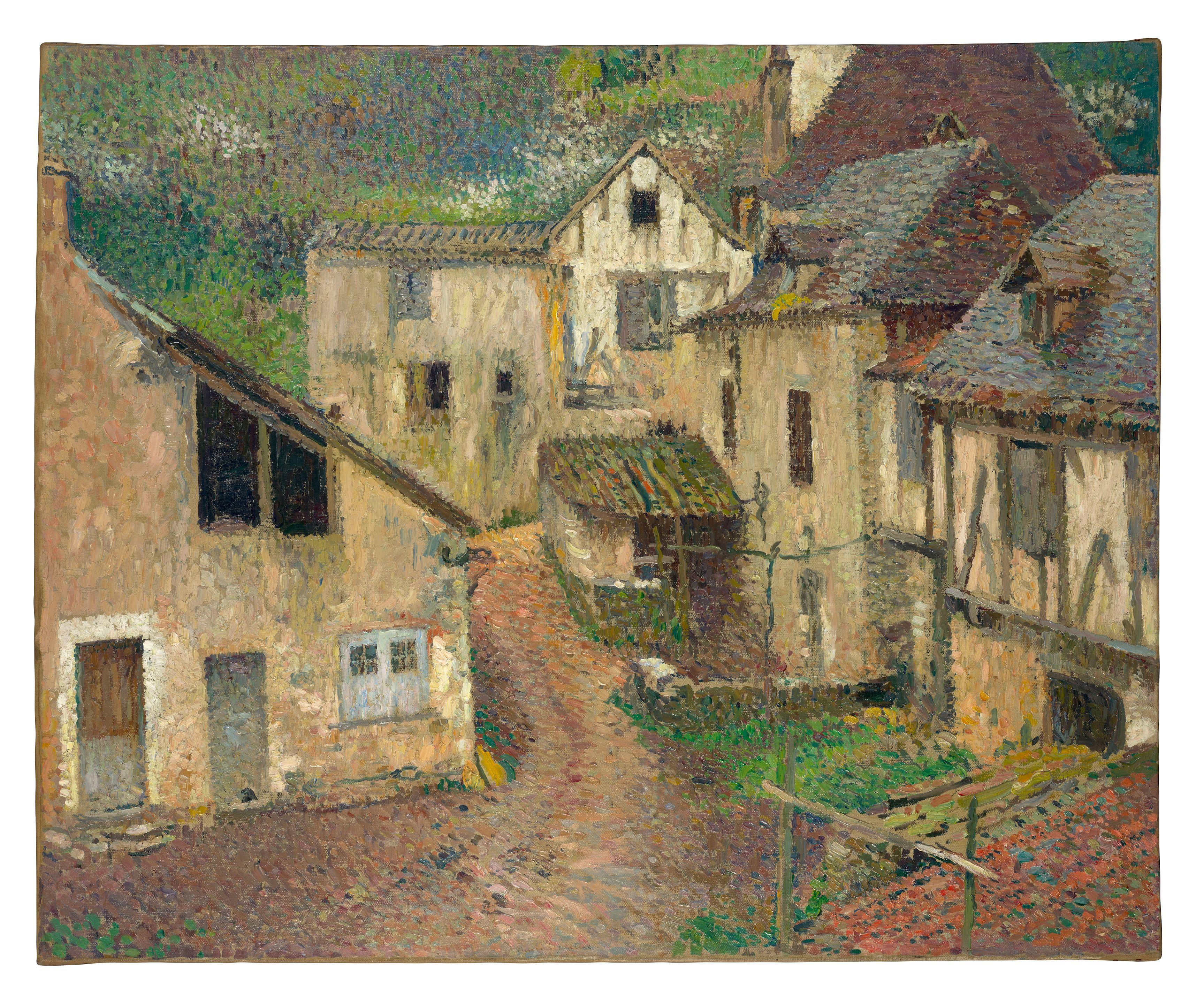 Henri-Jean Guillaume Martin - La Route du Village (St. Cirq Lapopie)