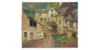 Henri-Jean Guillaume Martin - La Route du Village (St. Cirq Lapopie)