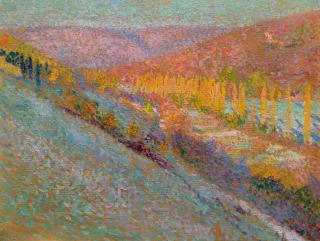 Henri-Jean Guillaume Martin - La vallée du Vert en aval de Labastide-du-Vert