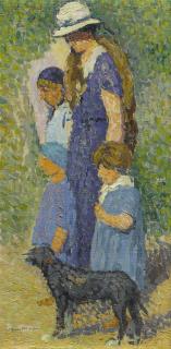 Henri Jean Guillaume Martin - Marie-Louise Et Les Enfants