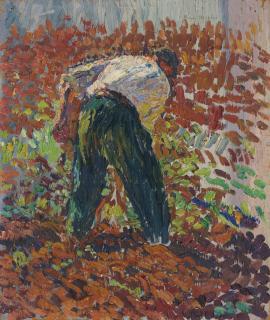 Henri Jean Guillaume Martin - Paysan Dans Le Domaine