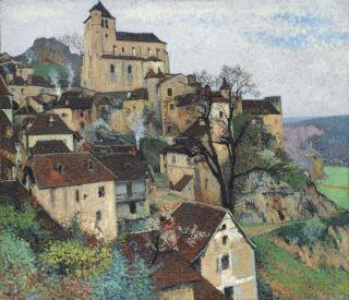 Henri Jean Guillaume Martin - Vue De Saint-Cirq Lapopie