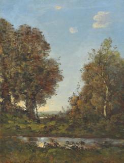 Henri Joseph Harpignies - A Serene Afternoon