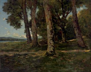 Henri Joseph Harpignies - Au bord du lac