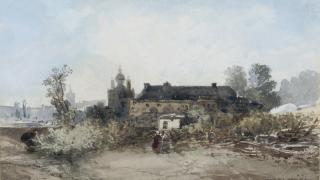 Henri Joseph Harpignies - By The Cloister