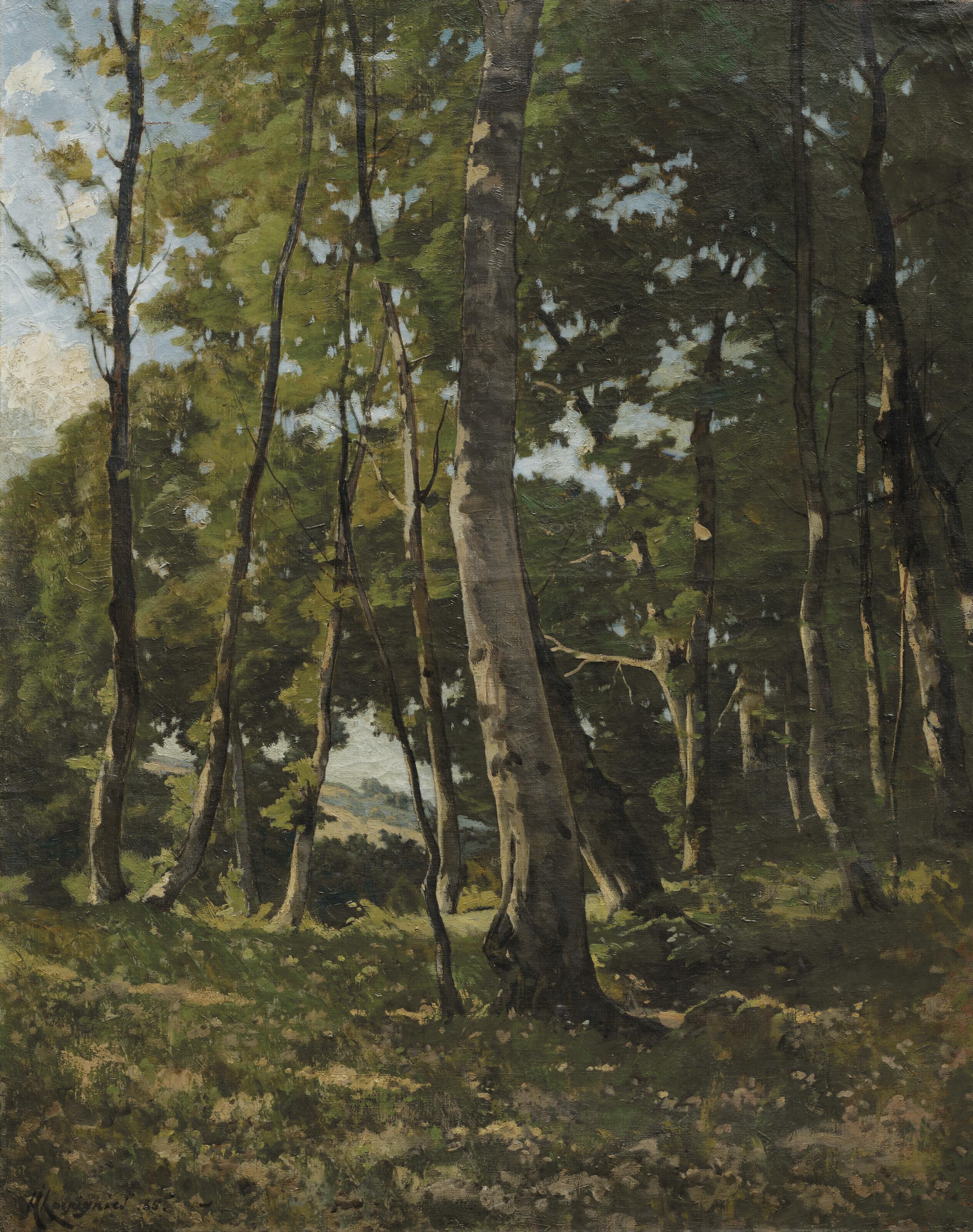 Henri-Joseph Harpignies - Entrée de la forêt