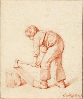 Henri Joseph Harpignies - Große Landschaft mit Bäumen.