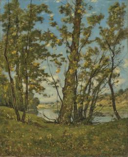 Henri Joseph Harpignies - La Loire à Bonny