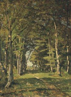 Henri-Joseph Harpignies - L\'allée de Famars