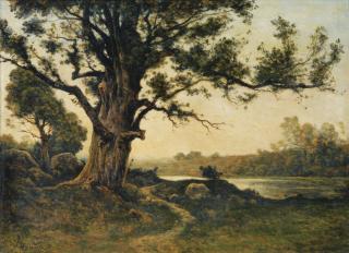 Henri-Joseph Harpignies - Le Vieux Chênehenri-Joseph Harpignies ; The Old Oak ; Signed And Dated 95 Lower Left ; Oil On Canvas