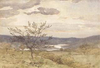 Henri Joseph Harpignies - Loire landscape