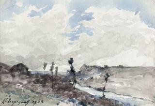 Henri-Joseph Harpignies - Temps D\'Orage