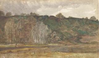 Henri-Joseph Harpignies - The crest of a hill